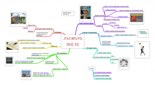 After a session with Michelle Pacansky-Brock, I was inspired to brainstorm ways I could use Animoto in my classes.